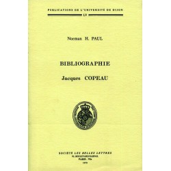 Bibliographie Jacques COPEAU 
